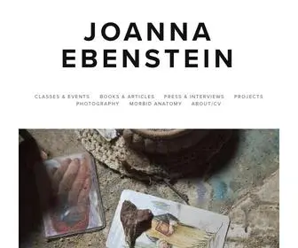 Joannaebenstein.com(Personal website of Joanna Ebenstein) Screenshot