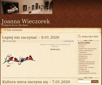 Joannawieczorek.pl(Joanna Wieczorek) Screenshot