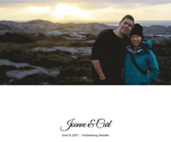 Joanneandcarl.com(Joanne & Carl 2021) Screenshot
