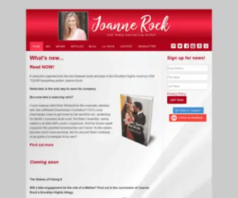 Joannerock.com(Romance Author Joanne Rock) Screenshot