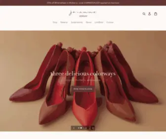 Joannevernay.com(LUXURY FOOTWEAR MADE FROM FRUIT) Screenshot