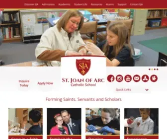 Joanofarcschool.org(St. Joan of Arc School) Screenshot