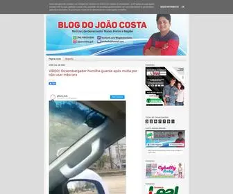 Joaocostagnf.com(Blog do João Costa de Gov) Screenshot