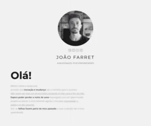 Joaofarret.com(João Farret) Screenshot