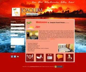 JoaquimGuesthouse.com(Joaquim Guest House Goa) Screenshot