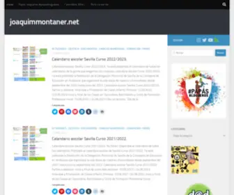 Joaquimmontaner.net(#papanoara: papá de seis o ser padre en una familia muy numerosa) Screenshot