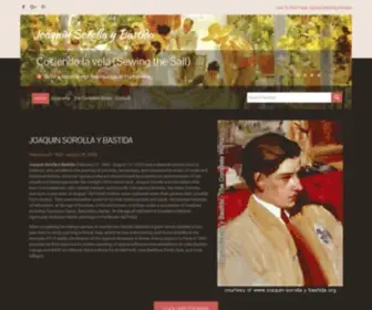 Joaquin-Sorolla-Y-Bastida.org(High Quality Reproductions Of Joaquin Sorolla y Bastida paintings) Screenshot