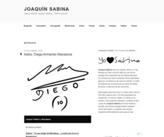 Joaquinsabina.net(Joaquín) Screenshot