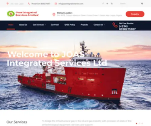 Joasintegratedservltd.com(Joas Integrated Services Limited) Screenshot
