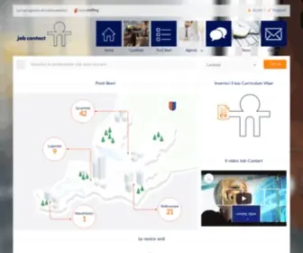 Job-Contact.ch(Job Contact Agenzia di lavoro in Ticino (Svizzera)) Screenshot