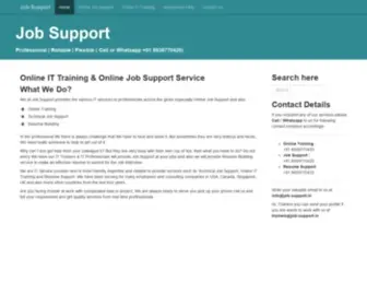 Job-Support.in(Job Support) Screenshot