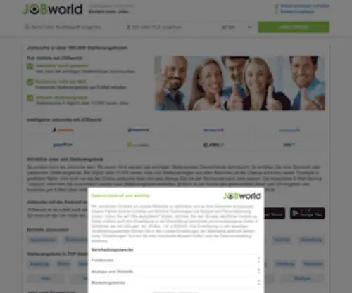 Job-World.de(Erfolgreiche Jobsuche mit JOBworld) Screenshot