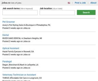 Joba.co(The job search engine) Screenshot