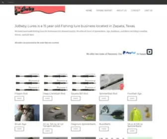 Jobabylures.com(JoBaby Lures) Screenshot