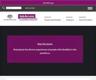 Jobaccess.gov.au(Job Access) Screenshot