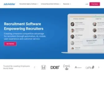 Jobadder.com(Recruitment Software You'll Love to Use) Screenshot