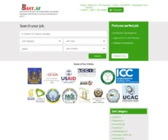 Job.af(Jobs in Afghanistan www.bast.af) Screenshot