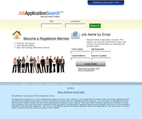 Jobapplicationsearch.org(JobApplicationSearch) Screenshot