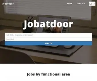 Jobatdoor.com(Making Job Search Simple) Screenshot