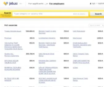 Job.az(Main Page) Screenshot