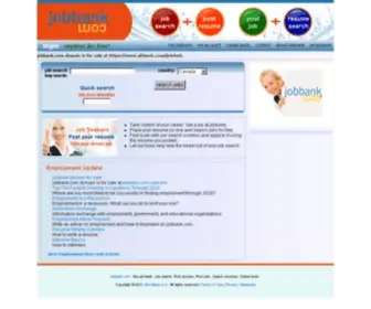 Jobbank.com(Employment site) Screenshot