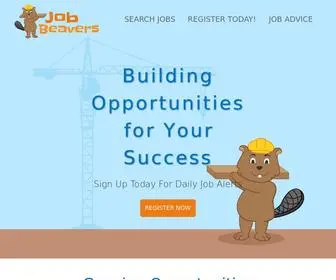 Jobbeavers.com(Job Beavers) Screenshot