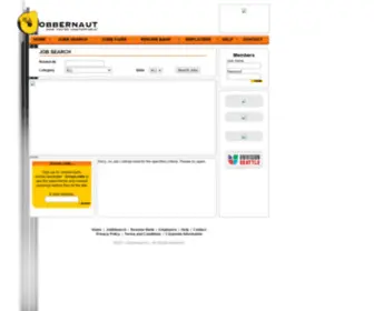 Jobbernaut.com(Search for Healthcare) Screenshot