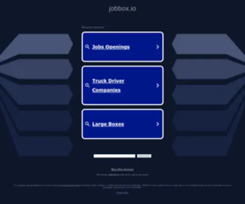 Jobbox.io(Jobbox) Screenshot