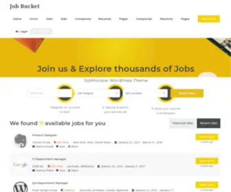 Jobbucket.net(Just another WordPress site) Screenshot