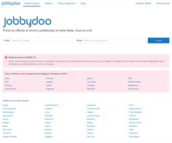 Jobbydoo.it(Scopri più di 400.000 Offerte di Lavoro in Italia) Screenshot