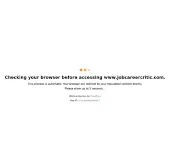 Jobcareercritic.com(Job Career Critic) Screenshot