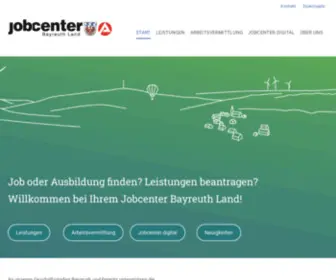 Jobcenter-Bayreuth-Land.de(Jobcenter Bayreuth Land) Screenshot