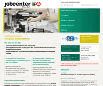 Jobcenter-Rhein-ERFT.de(Jobcenter Rhein) Screenshot