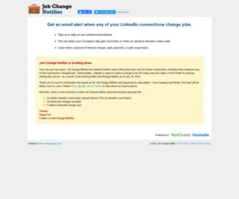 Jobchangenotifier.com(Job Change Notifier) Screenshot