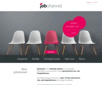 Jobchannel.ch(Startseite) Screenshot