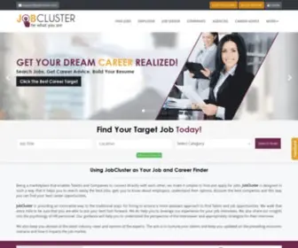 Jobcluster.com(The Job and Career Finder) Screenshot