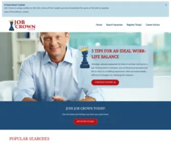 Jobcrown.co.uk(Job Crown) Screenshot