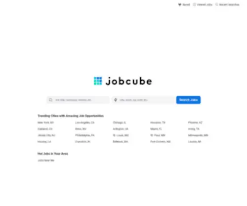 Jobcube.com(Jobcube) Screenshot