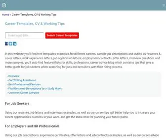 Jobdescriptionsandduties.com(Career Examples) Screenshot