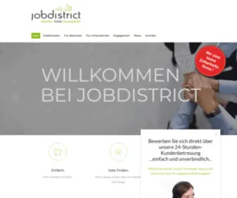 Jobdistrict.de(Ihre freundliche Personal) Screenshot