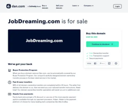 Jobdreaming.com(Jobdreaming) Screenshot