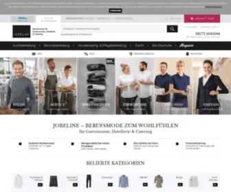 Jobeline.de(Gastronomiebekleidung kaufen bei Jobeline) Screenshot