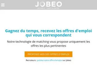 Jobeo.ch(Laissez les offres d'emploi venir à vous) Screenshot