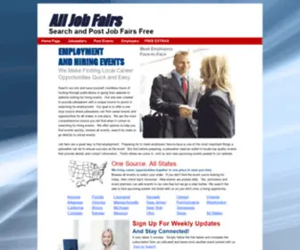 Jobfaircalendars.com(Search and Post Job Fairs Free) Screenshot