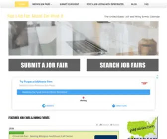 Jobfairsin.com(The US Job Fair Directory & Hiring Events) Screenshot