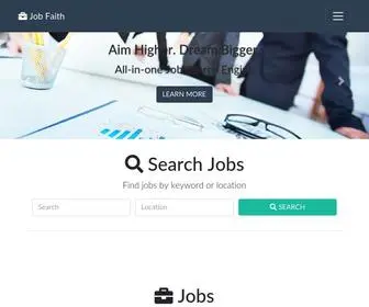 Jobfaith.com(Job Faith) Screenshot