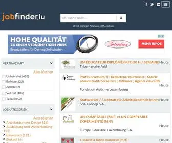 Jobfinder.lu(Das Jobboard von Luxemburg) Screenshot