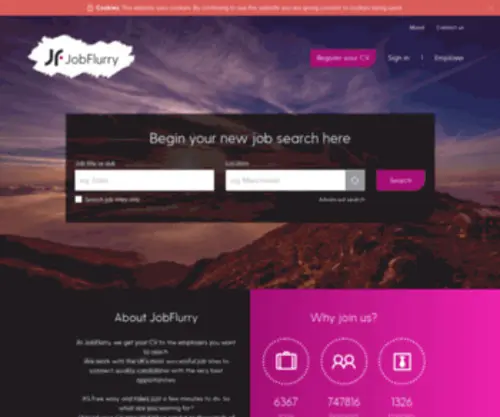 Jobflurry.com(Your job is our priority) Screenshot
