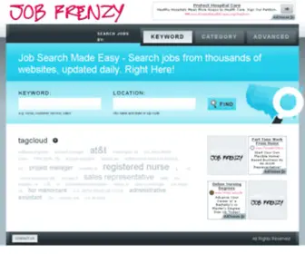 Jobfrenzy.com(Job Frenzy) Screenshot