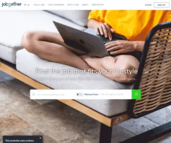 Jobgether.com(Homeworking, hybrid, remote, teleworking in Europe) Screenshot